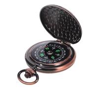 Kisangel Boussole de Poche Vintage Alliage de Zinc Montre Rétro Portable Résistante Aux Rayures Outil de Navigation Élégant pour Camping Randonnée et Aventures Plein Air