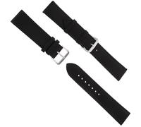 Kisangel Bracelet de Montre Design Ajustable en Cuir Synthétique 20 Mm et Noir Lot de 2 Pièces Système de Libération Rapide, Style Business Casual