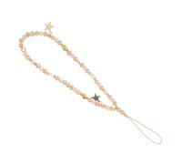 Kisangel Breloque Pour Téléphone Perlée Pendentif Étoile Dorée Accessoire De Téléphone Pour Femmes Légère En Métal Style Élégant Taille Compacte Décoration Pratique Pour Usage Quotidien