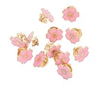 Kisangel Broche japonaise forme goutte d'huile 12pcs en alliage émail pour chapeaux et sacs occasions spéciales femmes