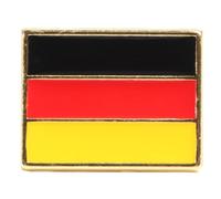 Kisangel Broche pour Décoration de Vêtements en Alliage Forme Drapeau National Allemand Épingle Solide pour Anniversaires et Fêtes, Design Créatif et Élégant