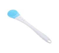 Kisangel Brosse de Bain Abs Électrique Bleu à Long Manche Rotative | Recharge Usb, Étanche, Tête de Brosse Incluse, Rotation 360° pour Usage