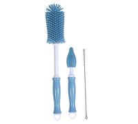 Kisangel Brosse De Nettoyage Silicone Goupillon Amovible Pour Bouteilles De Lait Goupillon Pratique Pour Lavage De Bouteilles Pour Paille