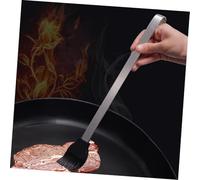 Kisangel Brosse Silicone pour Barbecue et Pâtisserie avec Manche Long Ergonomique Ustensile Cuisine Réutilisable Antiadhésif pour Cuisson et Marinade des Viandes et Légumes