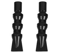 Kisangel Buse Bec de Canard Plate 20 MM pour Aquarium Lot de 2 Pièces en Plastique Solide Sortie d'eau Rotative à 360° Buse d'Évacuation Compatible Tuyau Filtre pour Filtration et