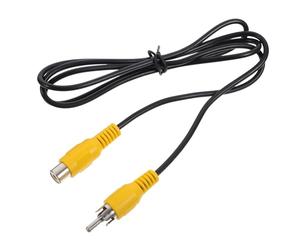 Kisangel Câble Extension Audio Rca Mâle à Femelle Noir pour Autoradio et Caméras de Recul Câble Audio Vidéo Compatible Hi-fi et Home Cinéma Connecteur Robuste Cuivre et Abs