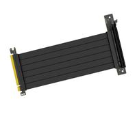 Kisangel Câble Riser Pci-e 3.0 16x à Angle Droit 90 Degrés en Cuivre Noir, Extension Stable pour Carte Graphique Compatible Tous Modèles, Prévention Écran Noir