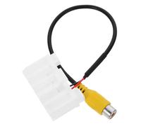 Kisangel Câble Vidéo RCA pour Caméra de Recul Adaptateur de Connecteur Compatible Véhicule Tout-Terrain Harnais Vidéo pour Installation Facile et Connexion Stable