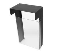 Kisangel Cache de Sonnette Compatible avec Systèmes de Contrôle D'accès Résistant aux Intempéries en Métal et Acrylique Noir avec Pare-Soleil Extérieur pour Usage Extérieur