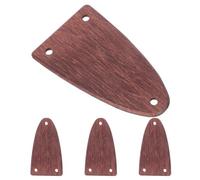 Kisangel Cache-tige de Réglage Finition Lisse et Ponçage sans Bavure pour Guitare Électrique en Bois de Semioval 4pcs pour Entretien D'instruments