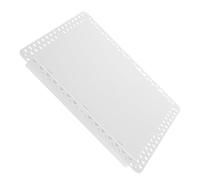 Kisangel Cache-trou Mural en Plastique Abs Blanc 300 X 300 Mm, Panneau D'accès Réparations, Porte D'accès Pré-encastrée, Panneau D'accès au Plafond pour Cloisons Sèches et Plomberie