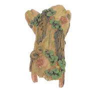 Kisangel Cachette en Tronc Darbre Creux pour Reptiles Grotte pour Gecko Serpent Lézard Décoration Daquarium Habitat Sûr Et Confortable