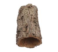 Kisangel Cachette Plateforme Tronc en Bois d'arbre et Reptiles en Creux Naturel, Décor Marron d'escalade, Abri Terrarium pour Poissons Serpents