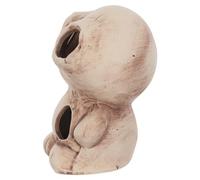 Kisangel Cachette pour Cichlidés en Céramique Forme Rocher sans Yeux, Grotte D’élevage pour Aquarium, Abri Discret pour Bettas et Crevettes, Décoration Aquatique Naturelle et Résistante,