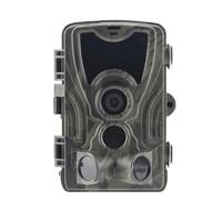 Kisangel Caméra de Chasse Hc801a 16mp 1080p Étanche, Camouflage Noir | Vision Nocturne Infrarouge 42 LED, Portée 20m, Déclenchement 0,3 S, Emplacement Micro Carte 32 Go