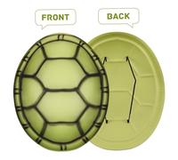 Kisangel Carapace Tortue Mousse EVA et Confortable Costume Cosplay avec Bande Élastique Accessoire Portable pour Déguisement Carnaval Adulte et Garçon Fille Couleur