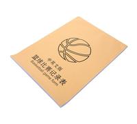 Kisangel Carnet de Score Portable Compact et pour Basketball Enregistrement Facile des Points Design Simple et Pratique Compatible Plupart des Terrains et Poche Arrière pour Arbitres et