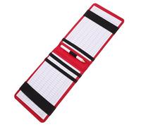 Kisangel Carnet de Score PU et Pratique Porte Cartes Élégant pour Enregistrement des Scores Accessoire Portable pour Suivi de Performance