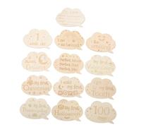 Kisangel Cartes Étapes Garçon Fille Double Face Cartes Naissance et Photographie pour et Immortaliser Chaque Mois Né Accessoires Souvenirs pour Famille et Parents