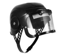 Kisangel Casque de Pompier Garçon et Filles Noir, Accessoire Cosplay Sécurité Plastique Léger, Chapeau de Fête Halloween et Carnaval, Casquette de Pompier pour Jeu de Rôle et Déguisement