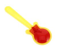 Kisangel Castanette Plastique pour Garçon Fille Instrument de Percussion Orff Développement Coordination Œil Main Musical pour École et Loisirs