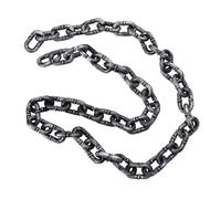 Kisangel Chaîne en Plastique Réaliste 2 Mètres pour Déguisement Halloween et Carnaval, Accessoire Léger de Prisonnier, Décoration Fête Extérieure et Cosplay, Maillons Modulables