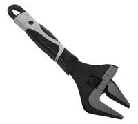 Kisangel Clé à Molette Multifonction pour Plomberie Grosse Ouverture et Angle Large en Acier Allié Chrome-vanadium pour Robinetterie de Salle de Bain