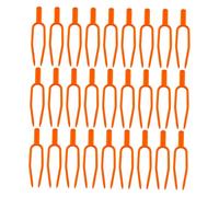 Kisangel Clips de Fixation pour Plantes 150 Pcs Fourchette à Vigne Plastique 6,5 Cm Support Jardinage Réutilisable pour Fraisiers, Tomate, Plantes Grimpantes, Maintien des Tiges