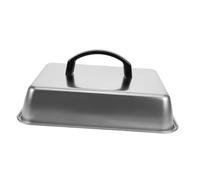 Kisangel Cloche Rectangulaire Acier Inoxydable pour Fondre Fromage Couvercle De Cuisson pour Barbecue Et Cuisine Conception Pratique Et Résistante