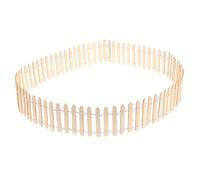 Kisangel Clôture de Jardin Miniature Bois Naturel Décorative pour Succulentes Bordure Réaliste Facile à Assembler pour Micro-Paysage et Maison de Poupée