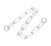 Kisangel Collier De Dressage pour Chien Acier Inoxydable Laisse Métal Anti-Morsure pour Chiens De Moyenne Et Entraînement Marche