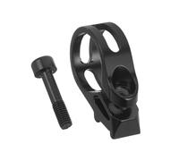 Kisangel Collier de Fixation en Alliage Aluminium avec Vis pour Levier de Vitesses Vélo 22,2 Mm, Clip de Câble de Dérailleur, Bride de Serrage pour Guidon VTT, Pièce de Réparation Fiable