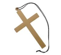 Kisangel Collier Pendentif Croix pour Hommes et Femmes Accessoire Religieux pour Déguisement Halloween et Décoration de Foi Élégance Européenne et pour Églises et Célébrations