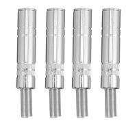 Kisangel Connecteur Audio Stéréo Femelle 6,35 Mm à Souder Lot de 4 Pièces Prise TRS 1/4 Pouce Adaptateur Soudure pour Câbles Audio Compatible Domestiques et Professionnels