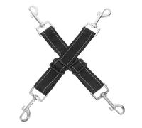 Kisangel Connecteur De Collier pour Chien Réfléchissant, Rallonge De Laisse Double Crochet en Nylon Réglable, Petit Taille, Promenade De Jour Et Nuit, pour Chiens Et Multi-Animaux