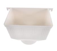 Kisangel Connecteur PVC pour Descente Pluviale Entonnoir de Collecte Eau de Pluie pour Gouttière Accessoire pour Réservoir de Récupération Kit Déviateur Facile à Installer Protection