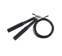 Kisangel Corde à Lestée Réglable avec Poignées Aluminium pour Entraînement Mma et Fitness Câble à Rotation Rapide Adaptée Aux Exercices Cardio et Noir