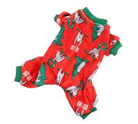 Kisangel Costume De Fête De Noël pour Chien Charmant Veste pour Chien De Compagnie Costume De Caniche De Cosplay De Noël Couleurs