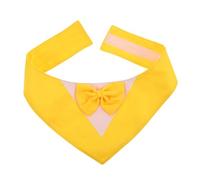 Kisangel Costume de Mariage pour Chien avec Nœud Réglable et Bandana Accessoires Élégants pour Petits à Grands Animaux Lors des et Événements Spéciaux