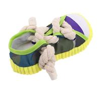 Kisangel Coton Tressé avec Squeaker Forme de à Mâcher pour Chiots pour Jeu Intérieur Morsure