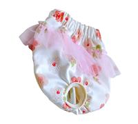 Kisangel Couches Hygiéniques pour Chiots Femelles Anti-fuites en Tissu Souple Taille S pour Animaux D’intérieur Chiennes Jusqu’à 8 Kg Pendant Période Physiologique