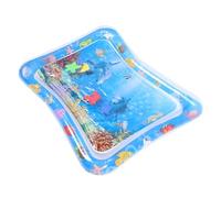 Kisangel Coussin D'eau Gonflable Bébé Tapis De Jeu Aquatique Créatif Pour Ramper Motif Requin Bleu Pvc Pliable Stimulation Sensorielle Activité D'été Présent Pour Nourrissons