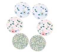 Kisangel Coussinets d'Allaitement Lavables Réutilisables en Respirants 6Pcs pour Maternité Absorbants et Confortables pour L'Allaitement à Déplacement