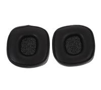 Kisangel Coussinets d'oreille de Rechange Noirs en Cuir Artificiel et Écume, Doux et Confortables, Adaptés aux Casques sans Fil Major III, Lot de 2 Pièces