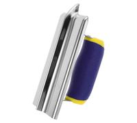 Kisangel Couteau d'Angle pour Plaques de Plâtre en Acier Inoxydable Truelle à Main pour Finition des Angles Intérieurs de Béton Outil de Lissage Précis pour Travaux de Maçonnerie et