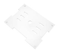 Kisangel Couvercle D'aquarium Panneau Anti-Saut en Acrylique Transparent avec Trou Structure Supérieure et Remplacement de Couvercle pour Reptiles et Poissons Adaptée Bureau