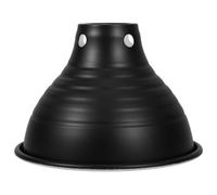 Kisangel Couvercle de Lampe Chauffante Compatible E27 Noir Design Réflecteur, Réduit la Consommation D'énergie pour Reptiles et Serpents Accessoire pour Terrariums