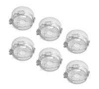 Kisangel Couvercles de 6pcs en Plastique Faciles à Installer pour Boutons de Cuisinière à Gaz Sécurité Garçon et Filles, Adaptés pour Usage Multi-scène