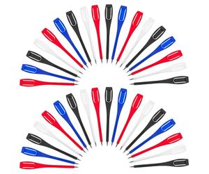 Kisangel Crayons de Notation Golf Multifonctionnels 40 Pièces en PS avec Design de Capuchon, faciles à Conserver Le Score, pour Maison et Salle de Classe