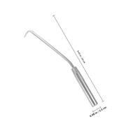 Kisangel Crochet d'attache en Acier Massif pour Clôture De Jardin Et Plantes Grimpantes, Outil De Fixation D'armature 24 Cm, Lot De 2, Usage Jardin, Outil De Serrage De Fil Polyvalent